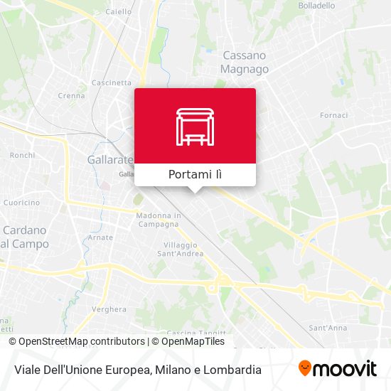 Mappa Viale Dell'Unione Europea