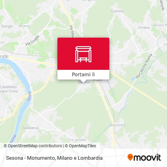 Mappa Sesona - Monumento