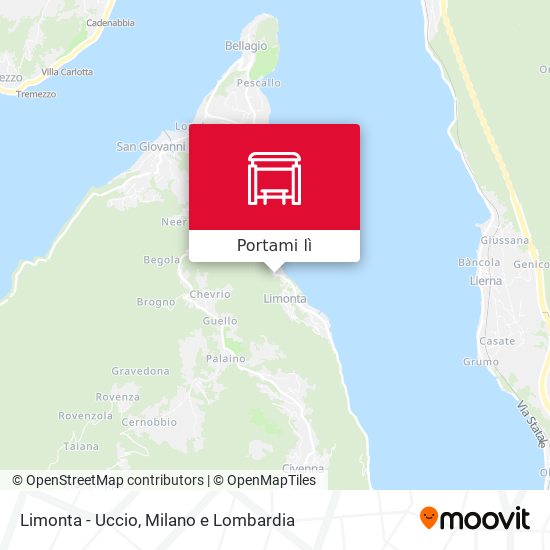 Mappa Limonta - Uccio