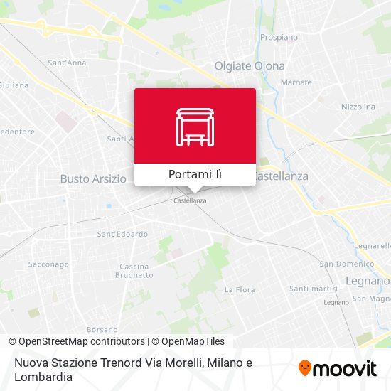 Mappa Nuova Stazione Trenord Via Morelli