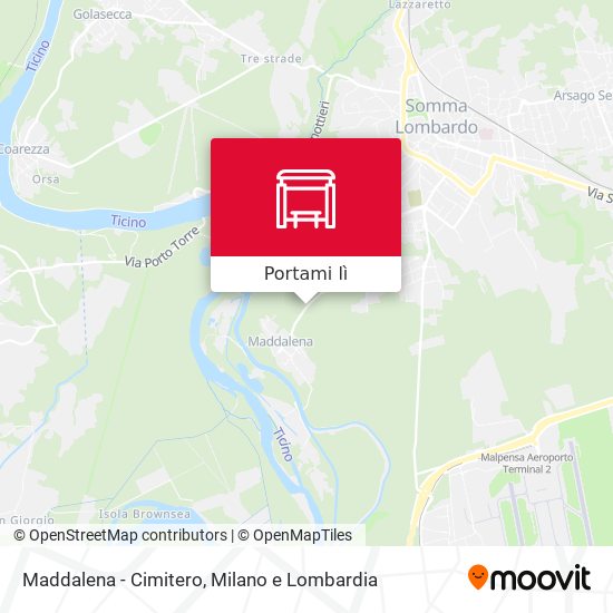 Mappa Maddalena - Cimitero