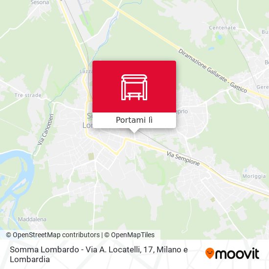 Mappa Somma Lombardo - Via A. Locatelli, 17