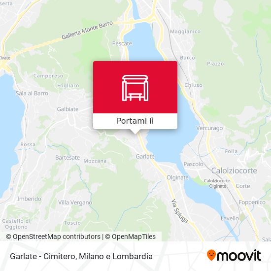 Mappa Garlate - Cimitero