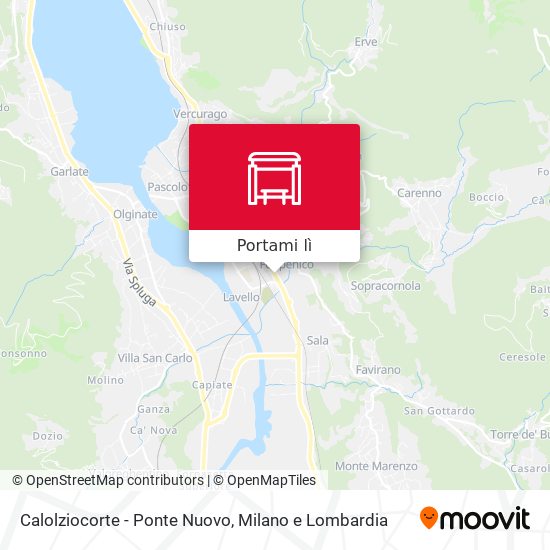 Mappa Calolziocorte - Ponte Nuovo