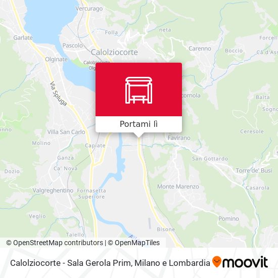 Mappa Calolziocorte - Sala Gerola Prim