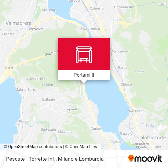 Mappa Pescate - Torrette Inf.