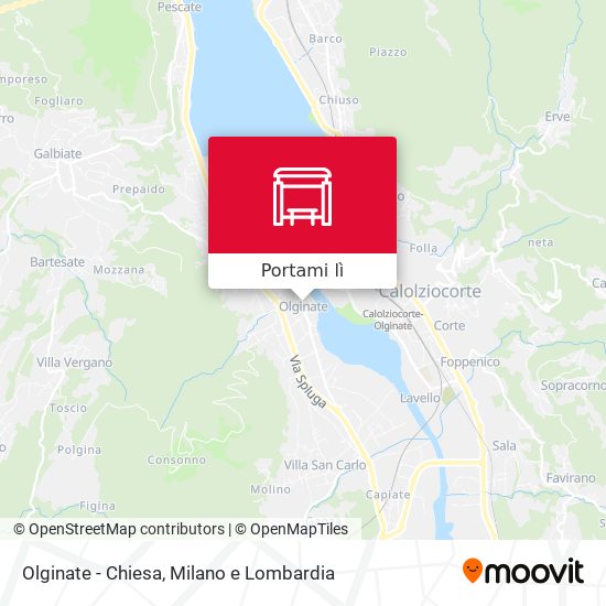 Mappa Olginate - Chiesa