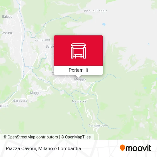 Mappa Piazza Cavour