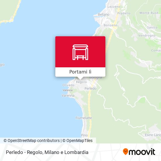 Mappa Perledo - Regolo