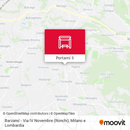 Mappa Barzano' - Via IV Novembre (Ronchi)