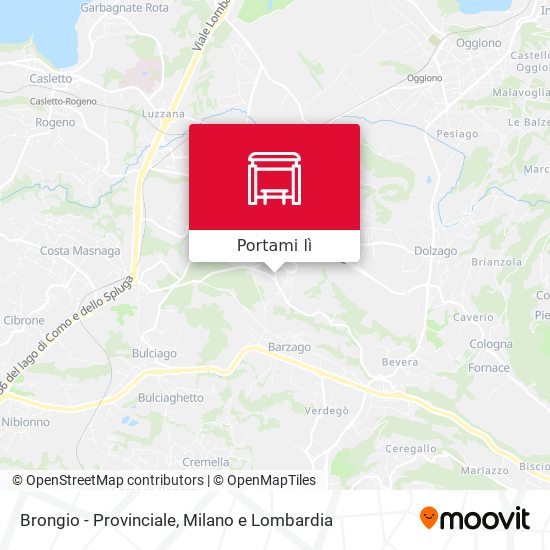 Mappa Brongio - Provinciale