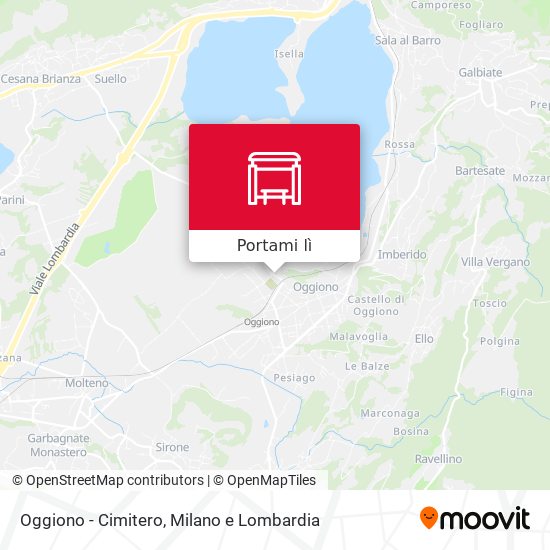 Mappa Oggiono - Cimitero