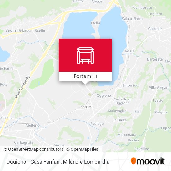 Mappa Oggiono - Casa Fanfani