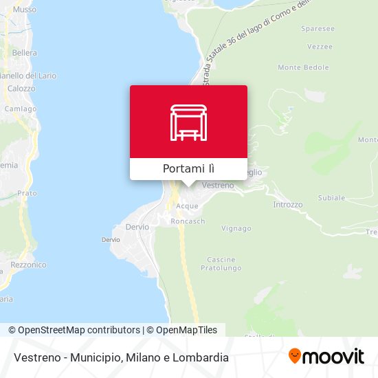 Mappa Vestreno - Municipio