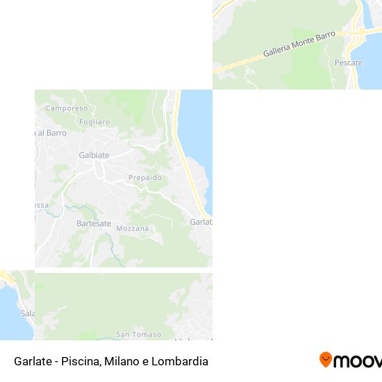 Mappa Garlate - Piscina