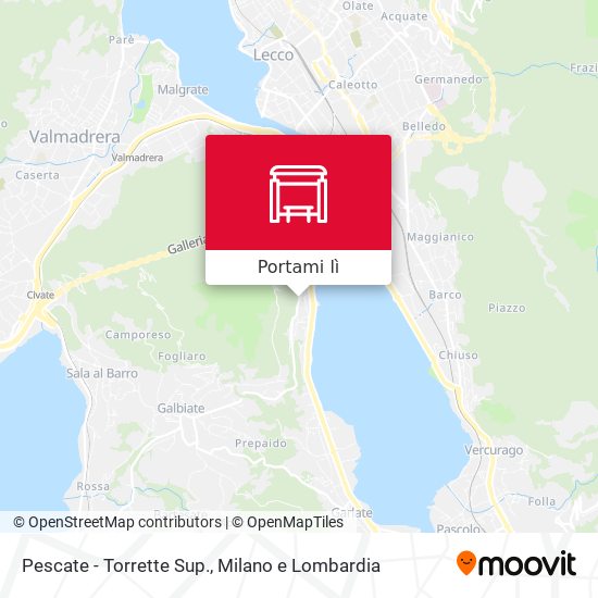 Mappa Pescate - Torrette Sup.