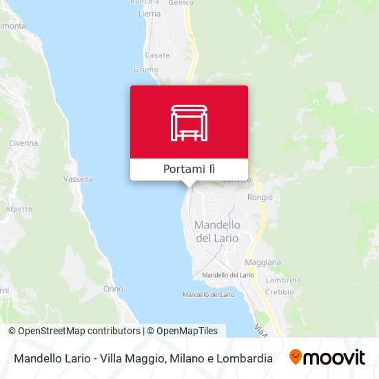 Mappa Mandello Lario - Villa Maggio