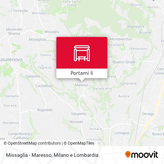 Mappa Missaglia - Maresso