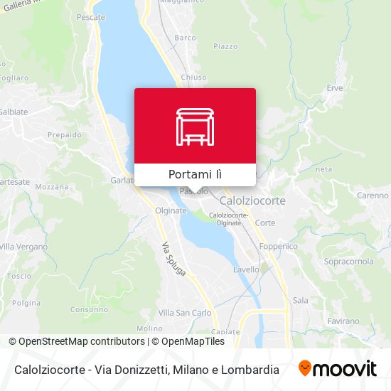 Mappa Calolziocorte - Via Donizzetti