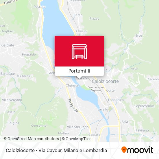 Mappa Calolziocorte - Via Cavour