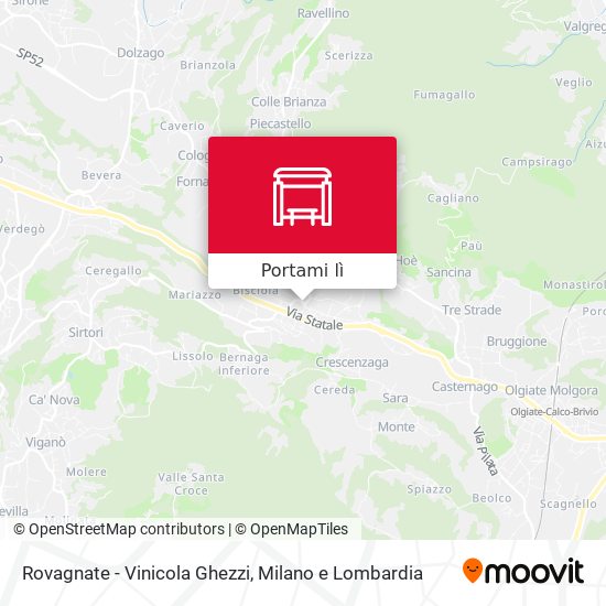 Mappa Rovagnate - Vinicola Ghezzi