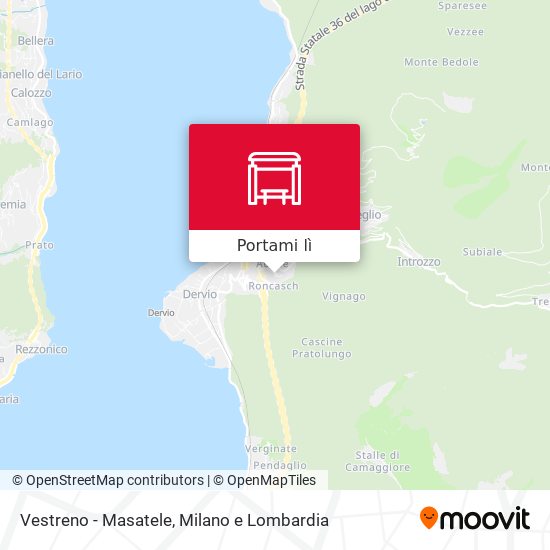 Mappa Vestreno - Masatele