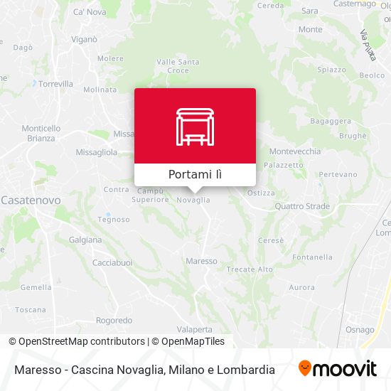 Mappa Maresso - Cascina Novaglia