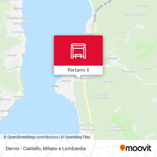 Mappa Dervio - Castello