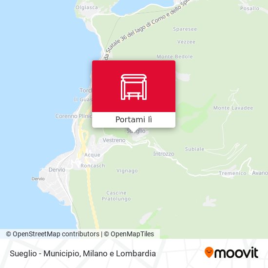 Mappa Sueglio - Municipio