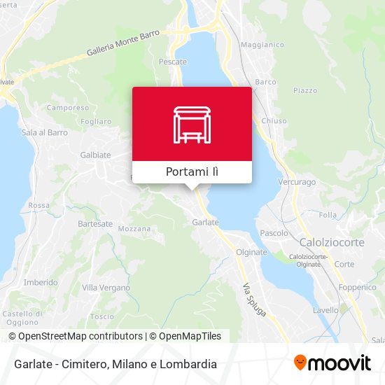 Mappa Garlate - Cimitero