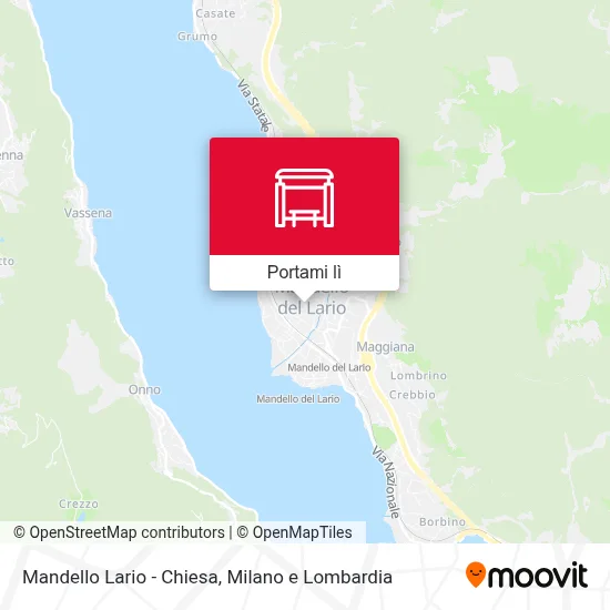 Mappa Mandello Lario - Chiesa