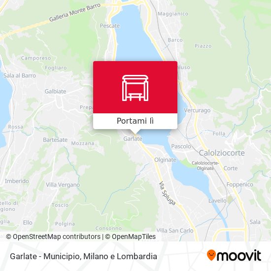 Mappa Garlate - Municipio