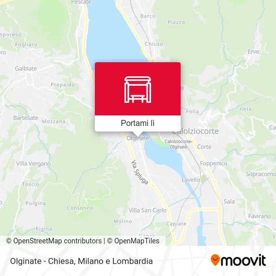 Mappa Olginate - Chiesa