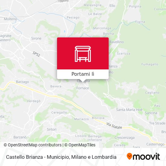 Mappa Castello Brianza - Municipio