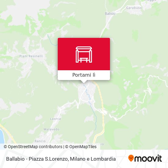 Mappa Ballabio - Piazza S.Lorenzo