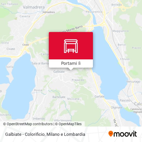 Mappa Galbiate - Colorificio