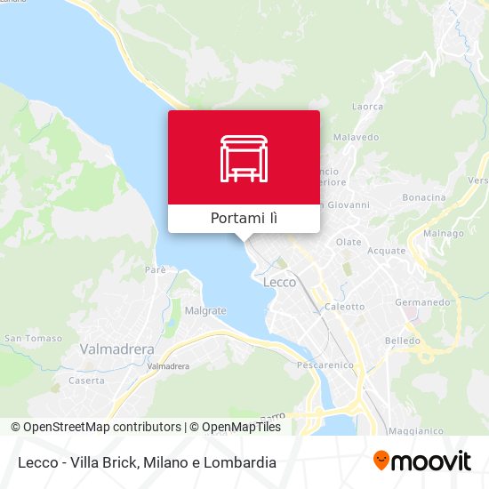 Mappa Lecco - Villa Brick
