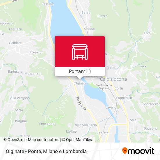 Mappa Olginate - Ponte