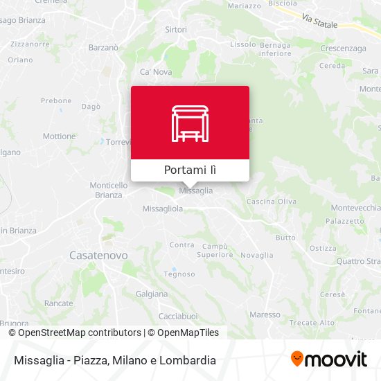 Mappa Missaglia - Piazza