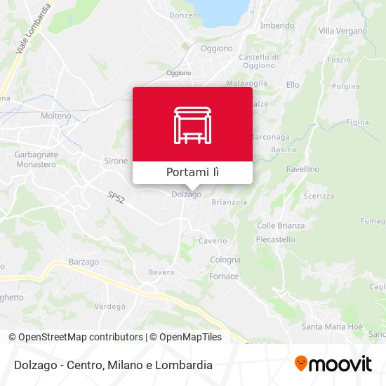 Mappa Dolzago - Centro