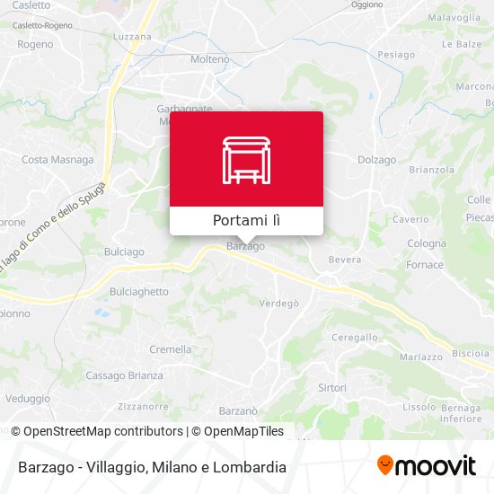 Mappa Barzago - Villaggio