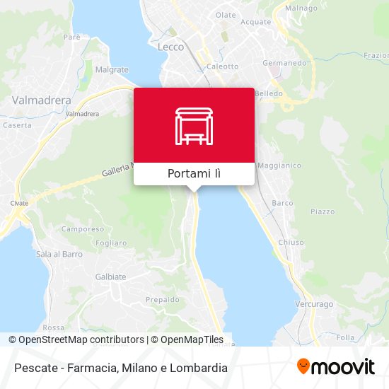 Mappa Pescate - Farmacia