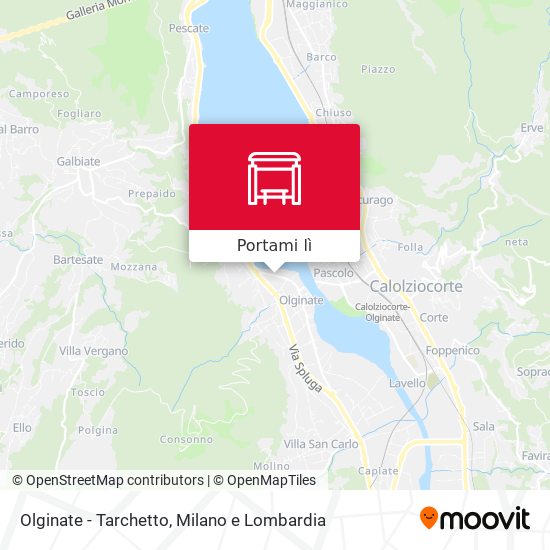 Mappa Olginate - Tarchetto