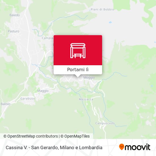 Mappa Cassina V. - San Gerardo