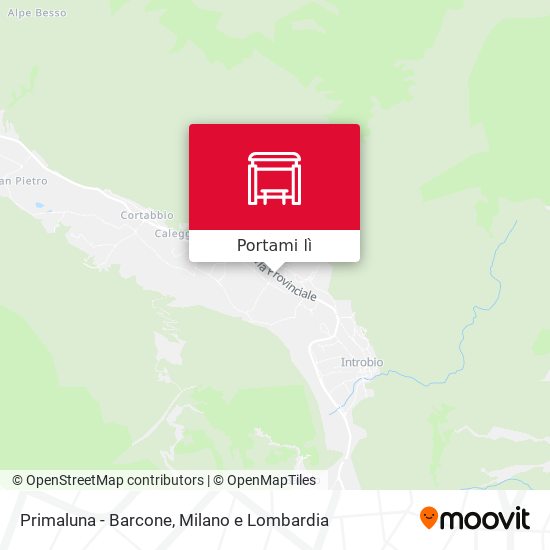 Mappa Primaluna - Barcone