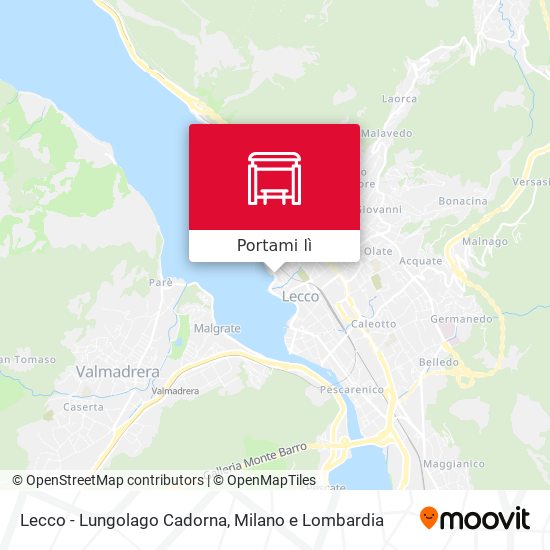 Mappa Lecco - Lungolago Cadorna