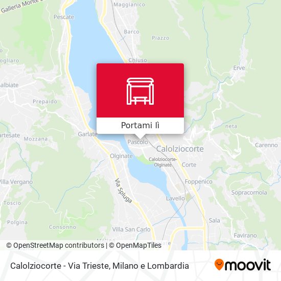Mappa Calolziocorte - Via Trieste