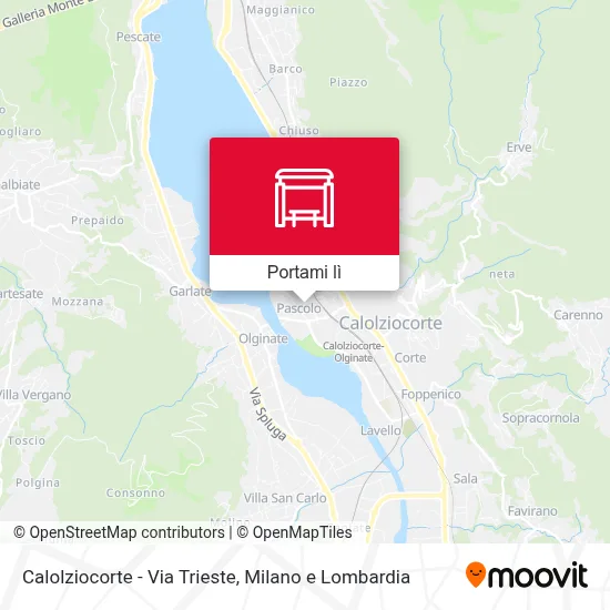 Mappa Calolziocorte - Via Trieste