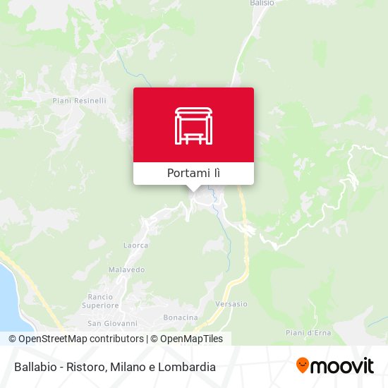 Mappa Ballabio - Ristoro
