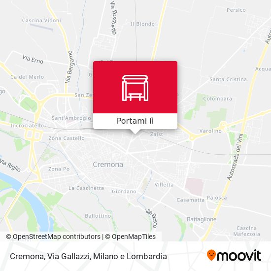 Mappa Cremona, Via Gallazzi